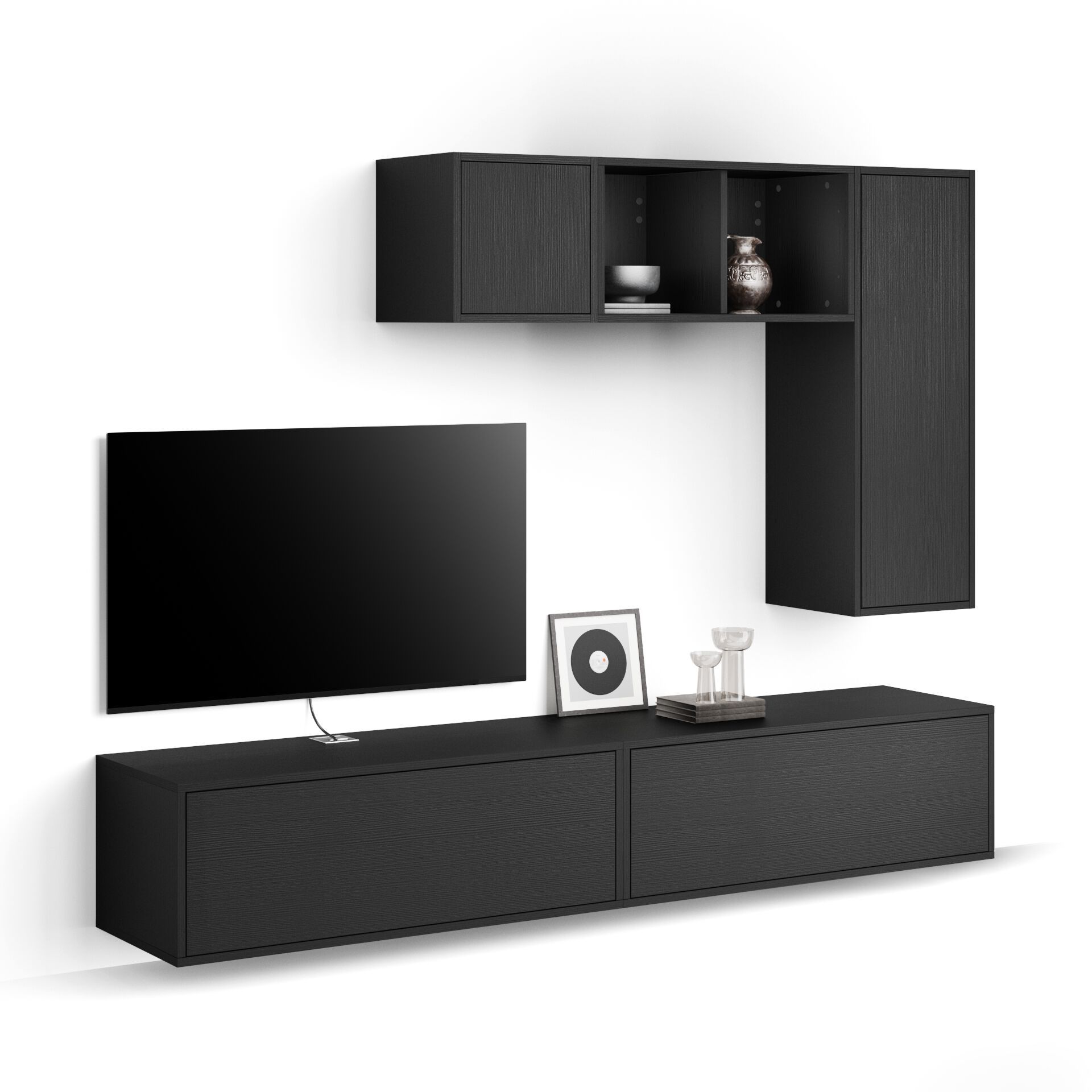 Модульная оборудованная стена установленная стеной в меламинированном Mobili Fiver IACOPO ARCH-00070420 - Вид №125