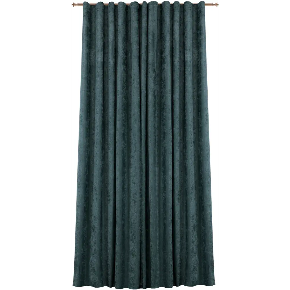 Штора на ленте Lusi 160x280 см цвет сине-серый MIAMOZA STLM-2085074 - Вид №1