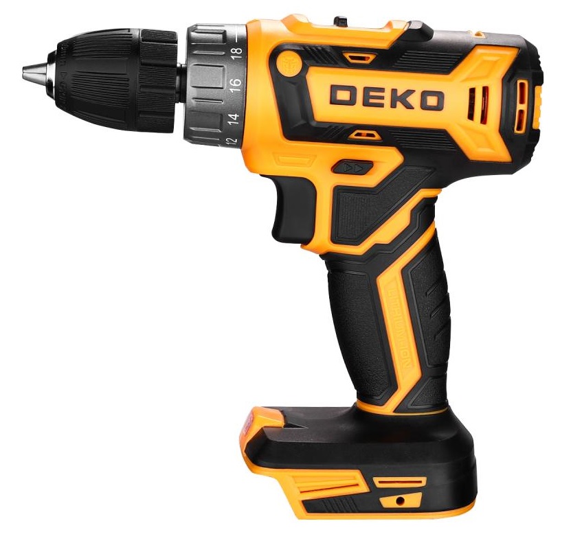 Дрель-шуруповерт DEKO DKCD20FU-Li 063-4454 UNV 20V  , Без ЗУ, Без АКБ 9080283 STDN-0033210