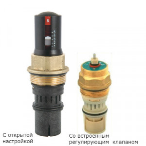 VT.PICC.G.022 Картридж с для стабилизатора расхода VT.PICV Valtec С откр. настр. (для корп. G0), 17-200 кПа, 276-825 л/ч, красный/белый