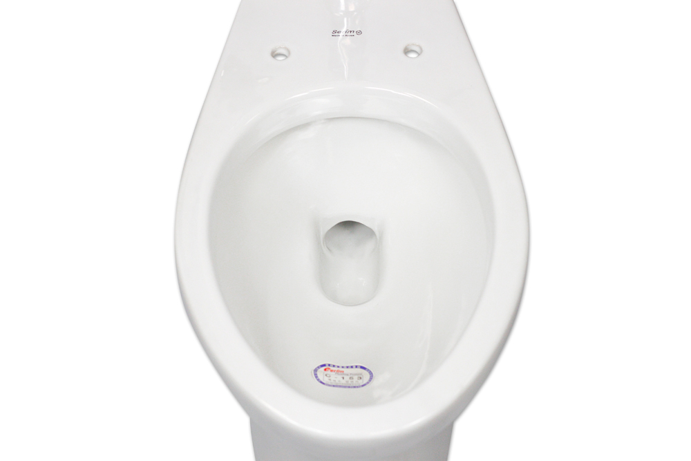 Сифонный унитаз с горизонтальным выпуском для общественных мест Serim C-153F Унитаз Serim C153 SensPa sun-id-2005443