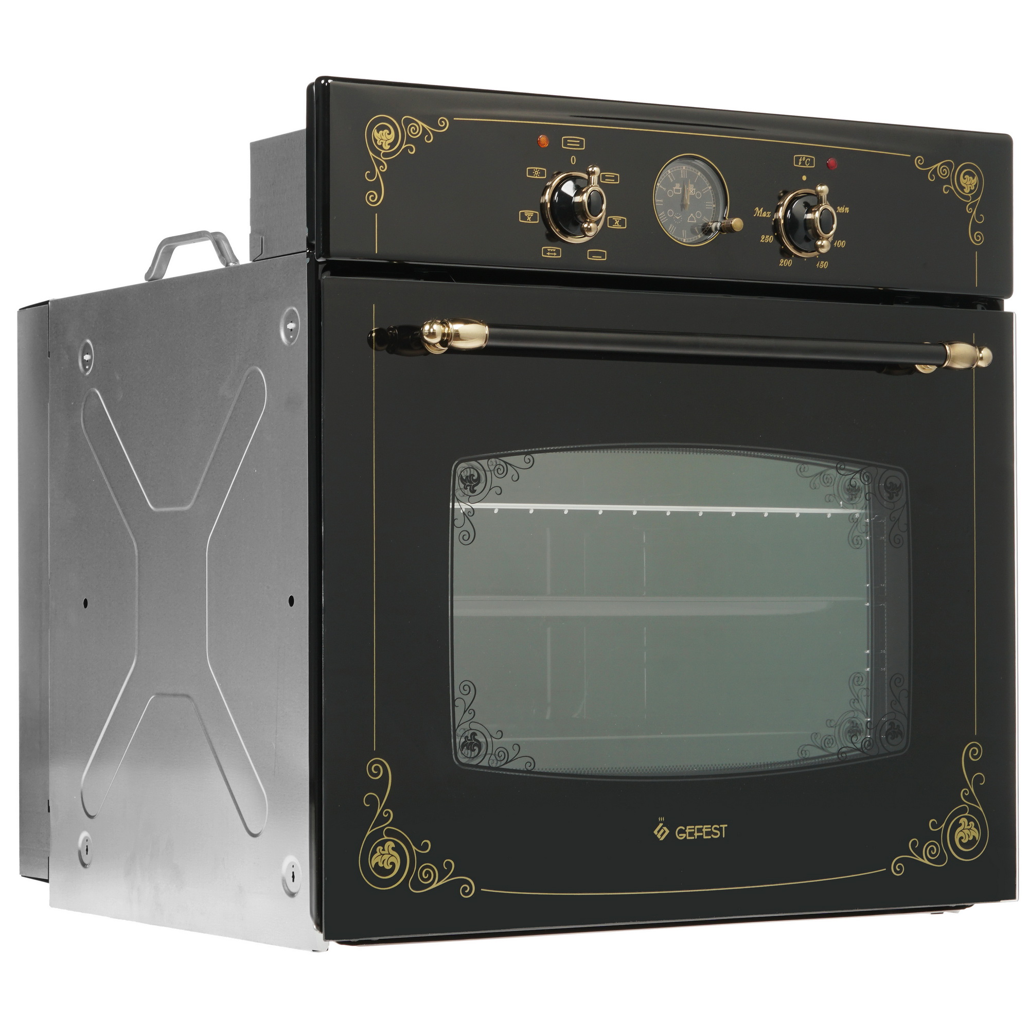 1266694 Электрический духовой шкаф Gefest ЭДВ ДА 602-02 К93 черный STDN-0078133 - Вид №1