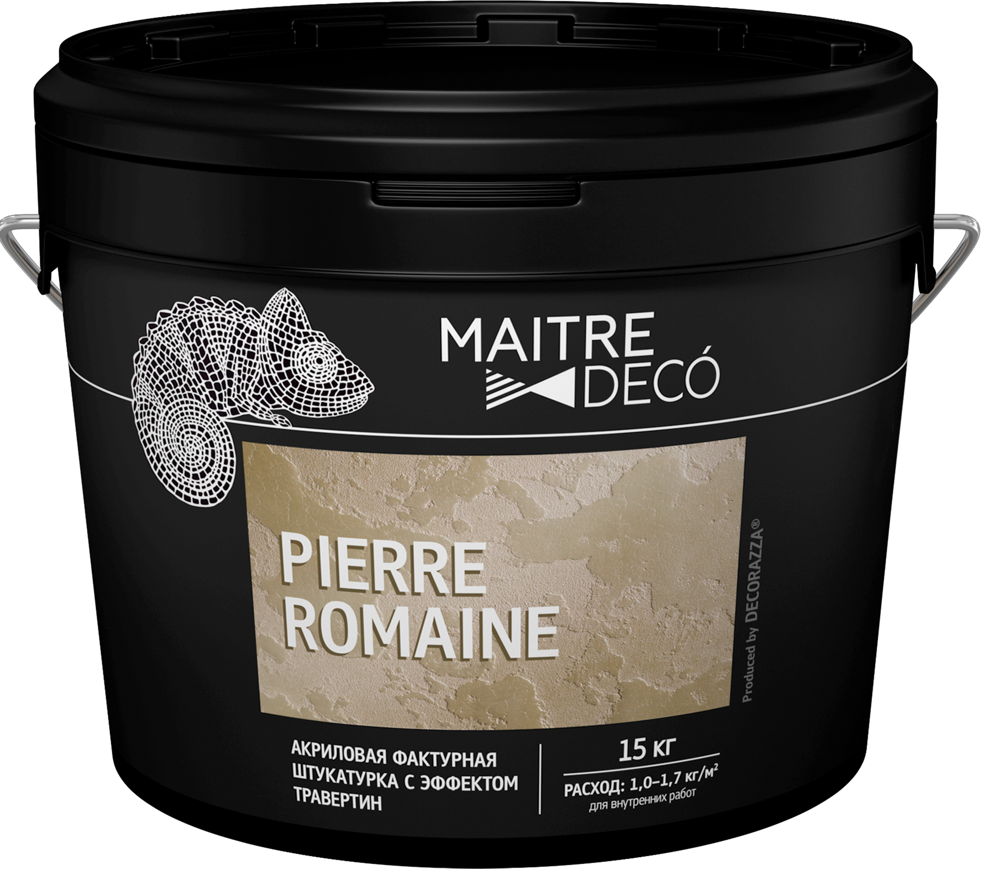 MAITRE DECO Фактурная штукатурка Pierre Romaine с эффектом травертина 82891091