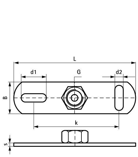 6713016 BIS Подпятники, контактная электросварка fixing to ceiling or floor walraven  - Вид №1