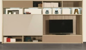 Roche Bobois Стенка для хранения из мдф со встроенной подсветкой и подставкой под телевизор