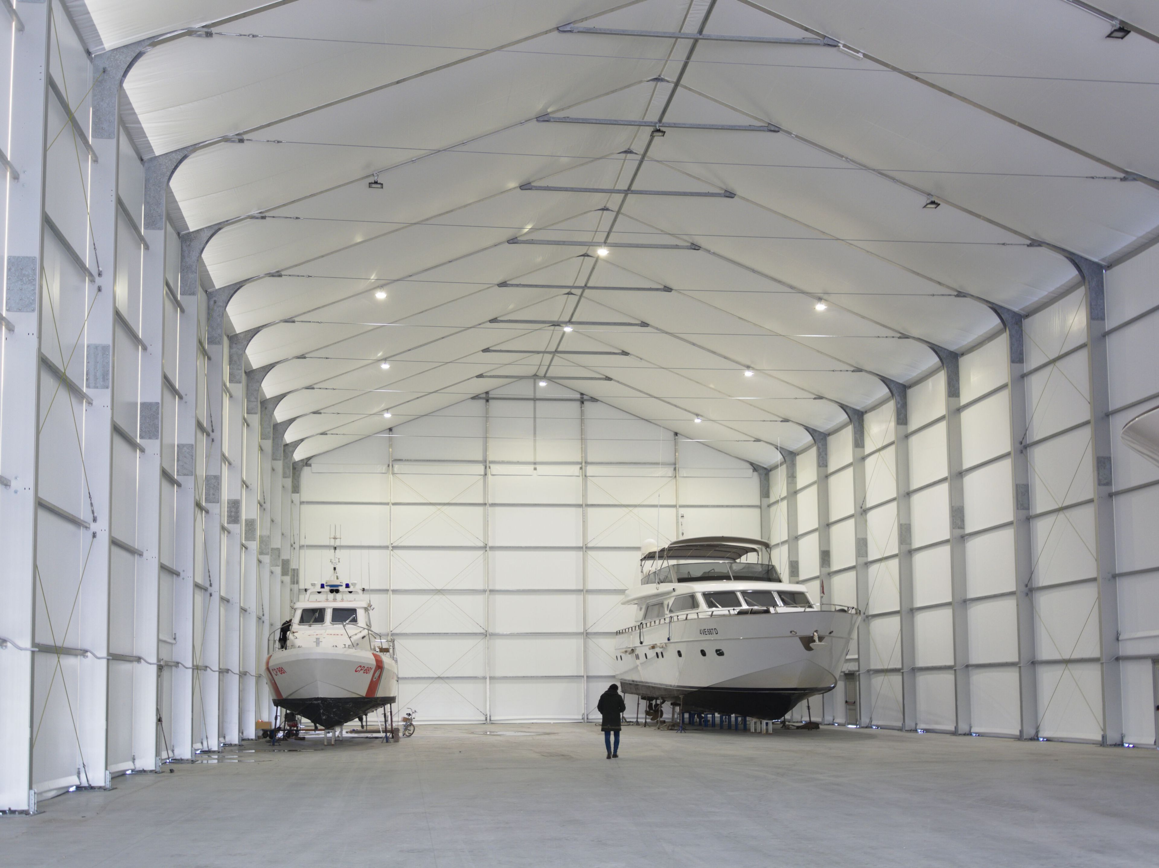 Крышки для морских доков Cover Technology HANGAR PER CANTIERI NAVALI ARCH-00061789 - Вид №3