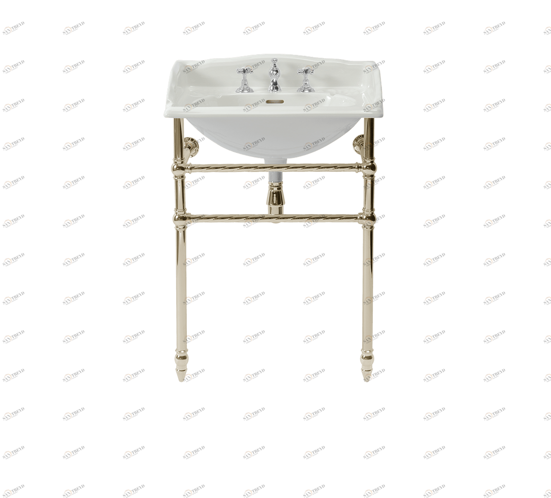 Gentry Home Таз большой белый Victorian Incalux GH101173