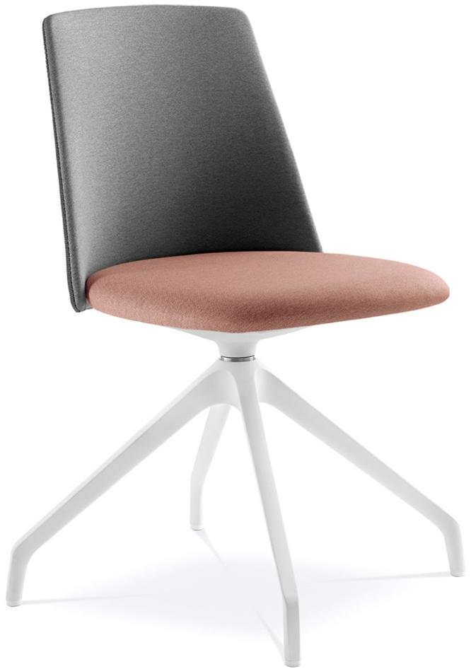 LD Seating Вращающийся стул на козелке из ткани Melody chair 361, f90-wh - Вид №1