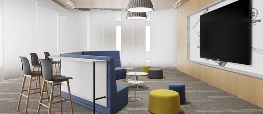 Grado Design Диван из ткани с высокой спинкой и столешницей Modo Mod-sf-2slpt - Вид №1