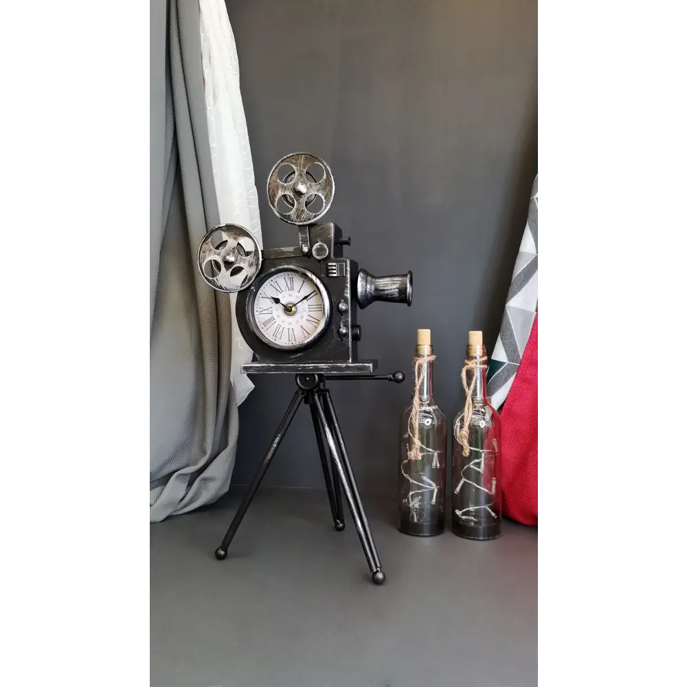 Часы настольные «Камера» цвет черный Atmosphera Retro STLM-2182166 - Вид №2