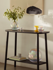 Набор подсвечников из выдувного стекла-H6,5 см