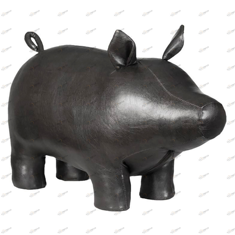 Пуфик-мини детский темно-коричневый "Кабан", 67 см LESET  00-3833180 Коричневый Santreyd 