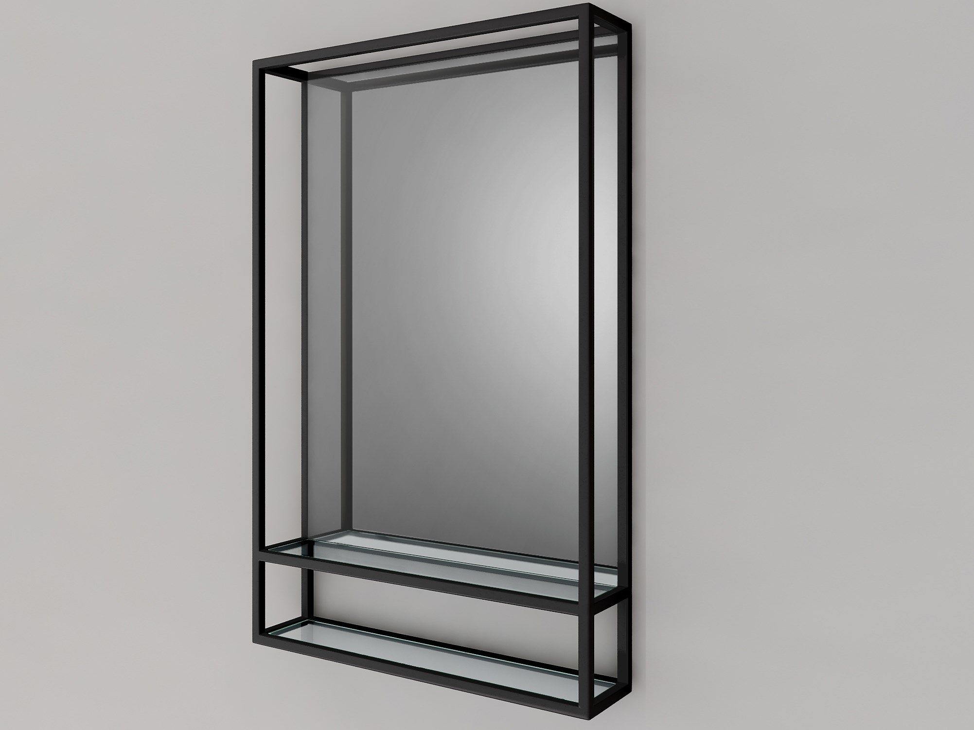 Настенное зеркало из нержавеющей стали с рамкой Miratap Fine ARCH-00040957