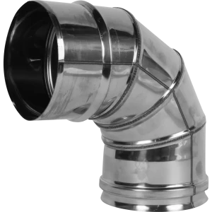 Колено Corax 4 секции угол 90 (430/0.5мм) D120 мм