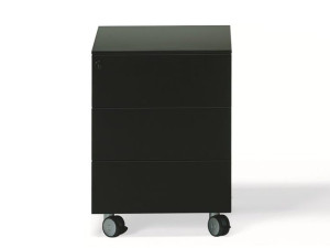Металлический офисный комод с колесами