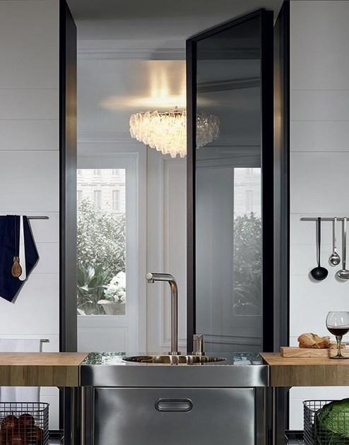 Poliform Модульная кухня из дерева и стекла sun-id-1411379 - Вид №9