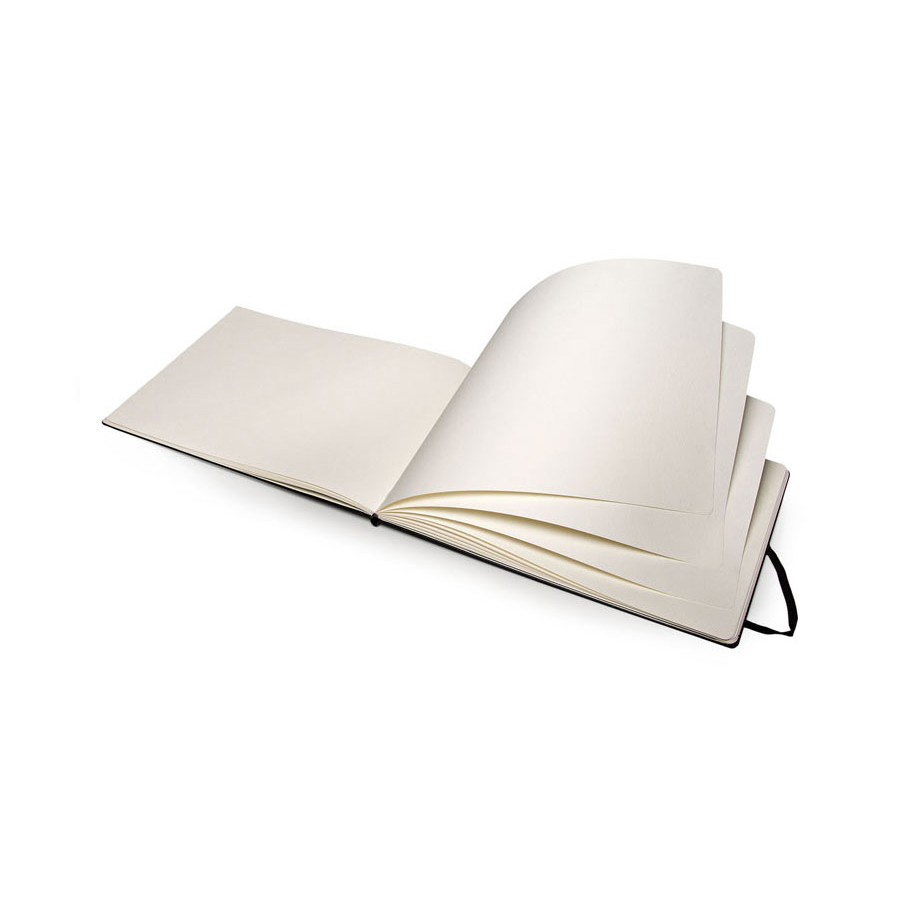 Блокнот для акварели Moleskine CLASSIC WATERCOLOUR 130х210мм 72стр. твердая обложка черный 396617 - Вид №2