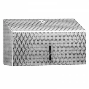 ADH201 INOX DESIGN MINI контейнер для бумажных полотенец - HONEYCOMB Merida