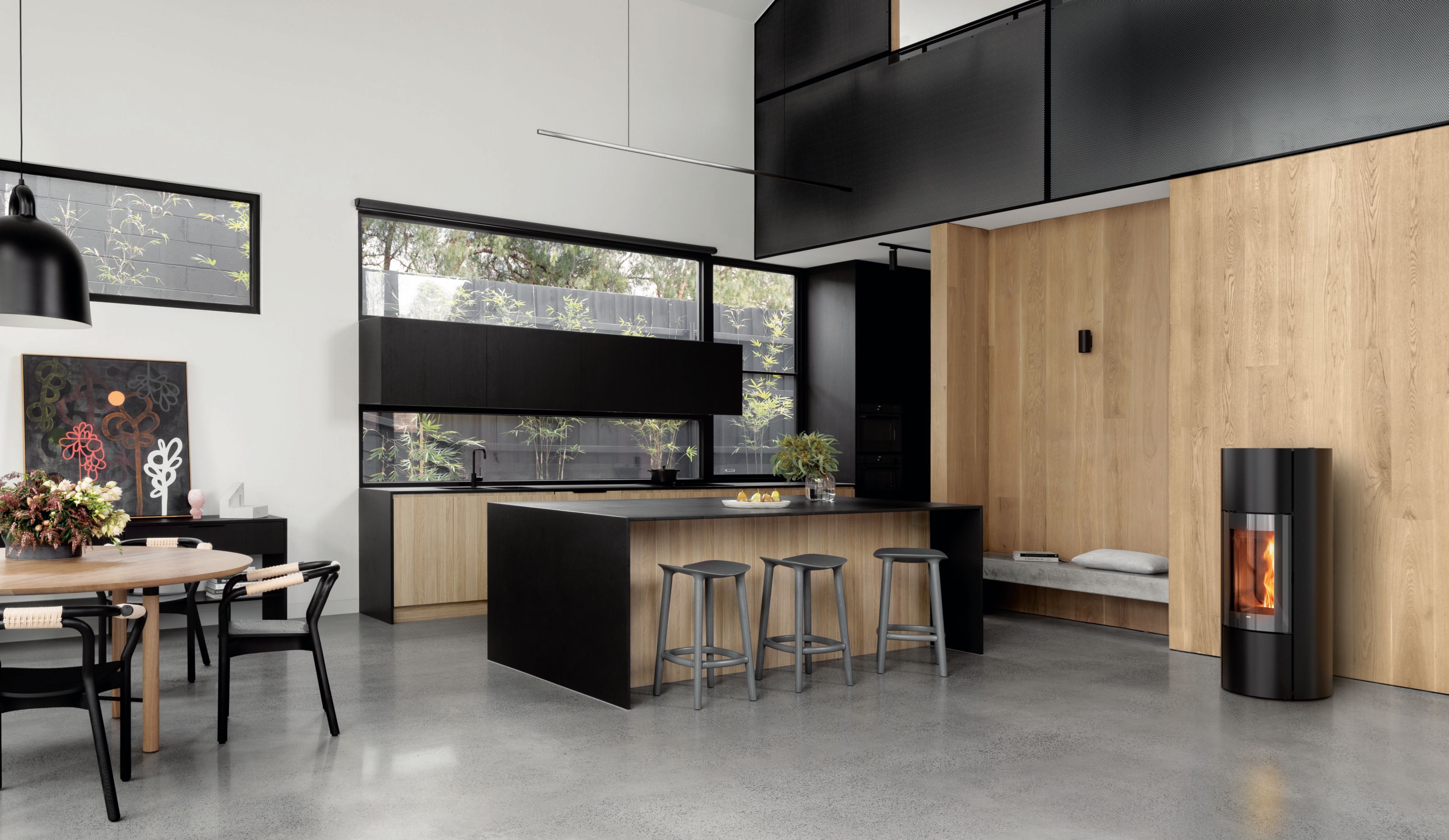 Порошковое покрытие стальная пеллетная печь MCZ MOOD CORE ARCH-00144962 - Вид №2