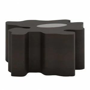 Журнальный столик черный фигурный венге "Пень" от Odingeniy ODINGENIY  178454 Венге;черный