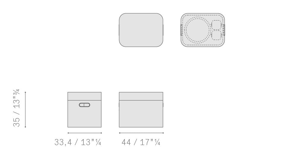 Box per champagne Poltrona Frau TABLEWARE ARCH-00050012 - Вид №3