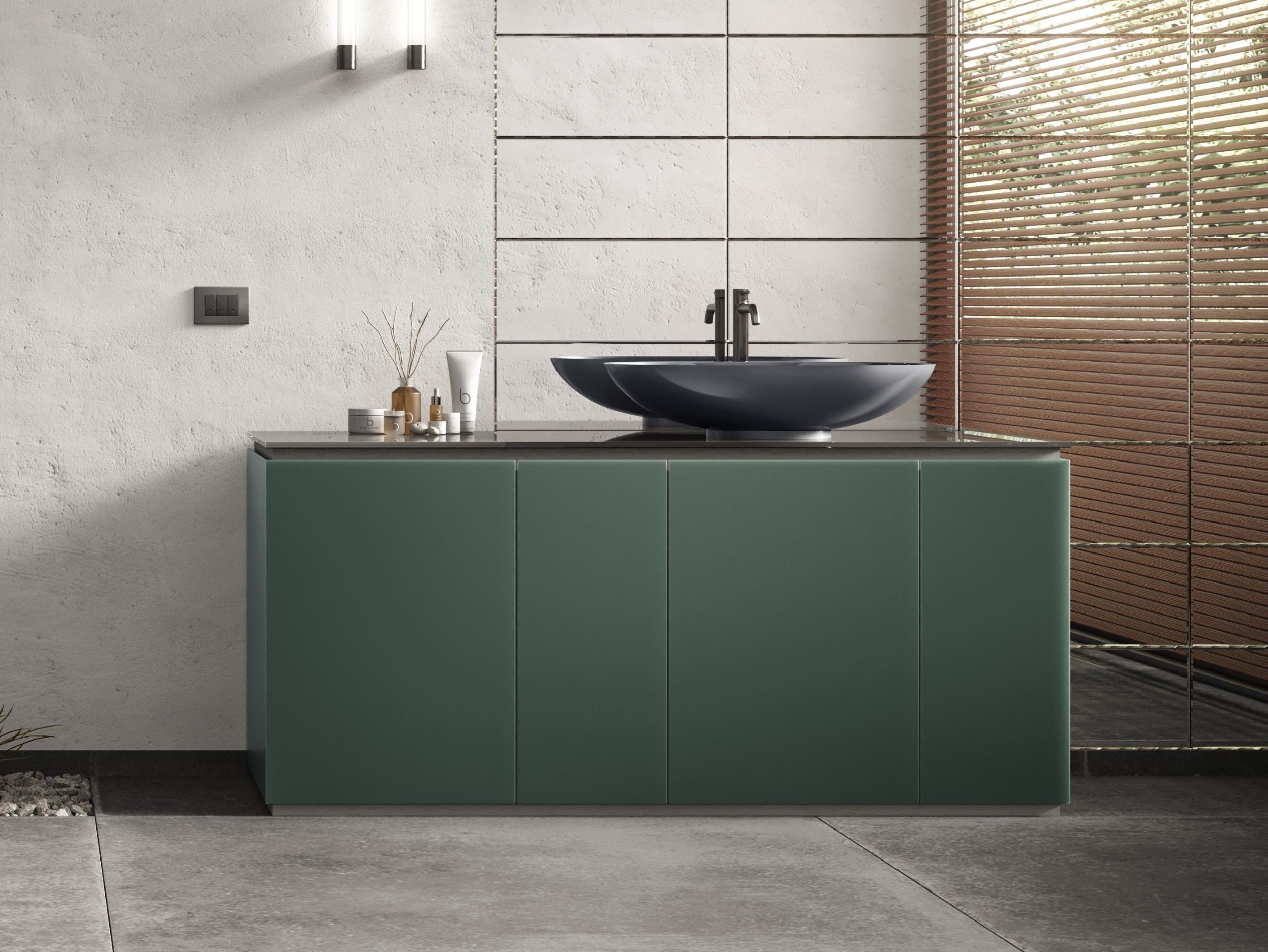 Хрустальный секционный напольный умывальник с дверцами ARTELINEA FUSION ARCH-00074815