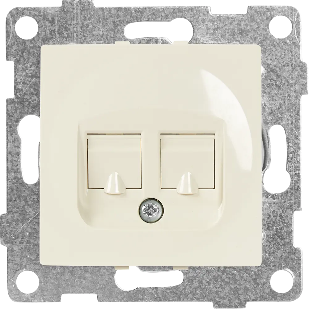 Телефонная розетка GUSI Electric Ugra RJ12 для скрытого монтажа 83864416 STLM-0045200