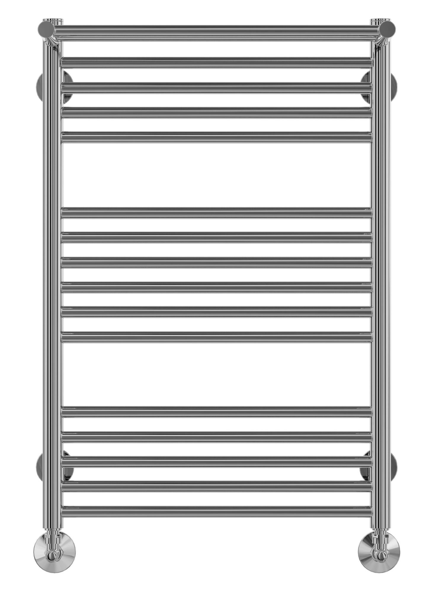 4660059582368 СТАНДАРТ Аврора с полкой П16 500х780 (5+6+5) Полотенцесушитель TERMINUS Нержавеющая сталь - Вид №1