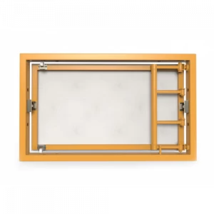 Ревизионный люк под плитку, распашной на присоске 500Х400