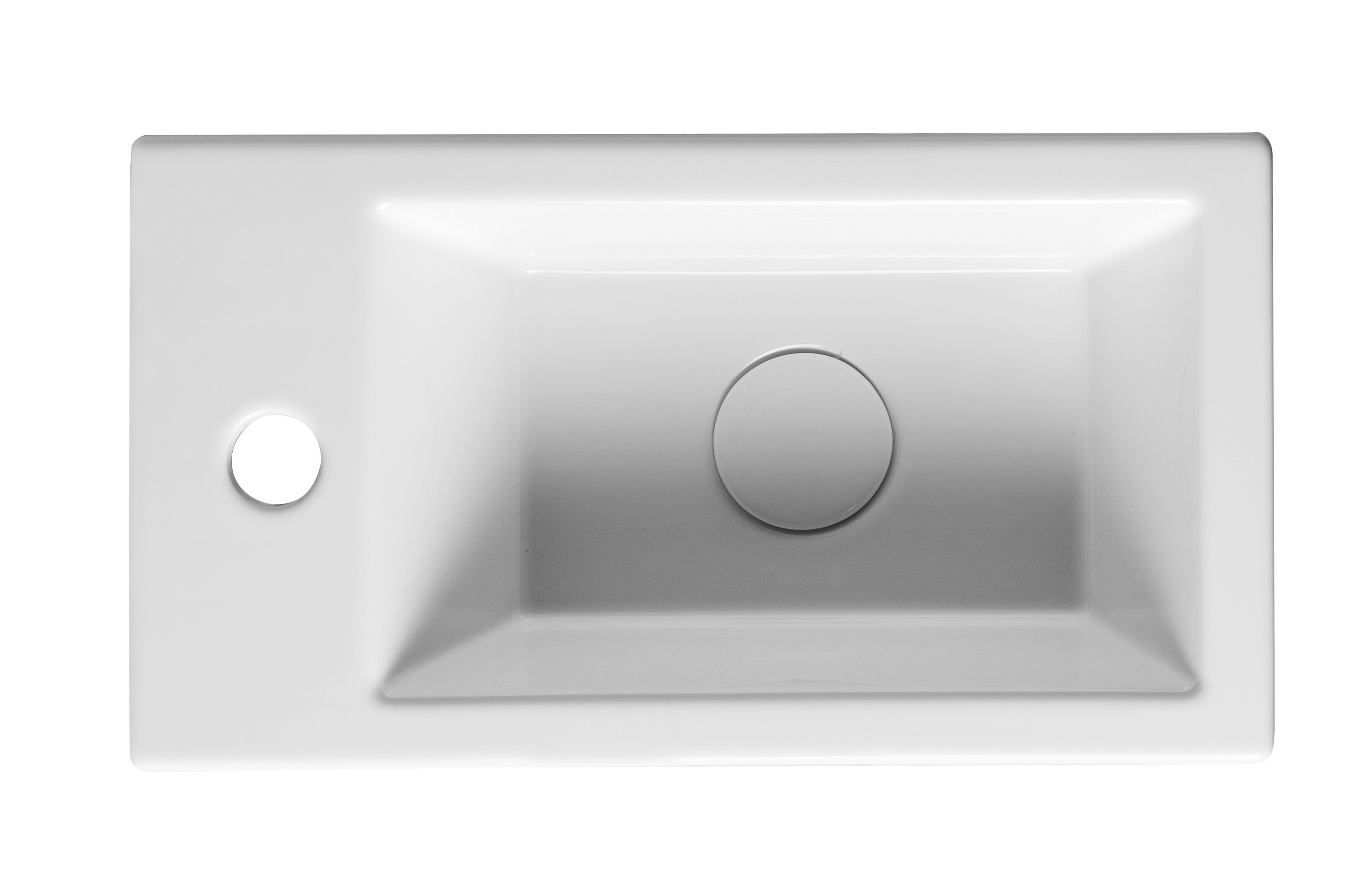 Керамическая прямоугольная ручная мойка COLAVENE мини-умывальники ARCH-00063375 - Вид №1