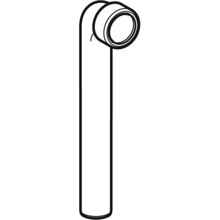 152.226.11.1 Соединительное колено Geberit 90° с винтовой крышкой Geberit  - Вид №1