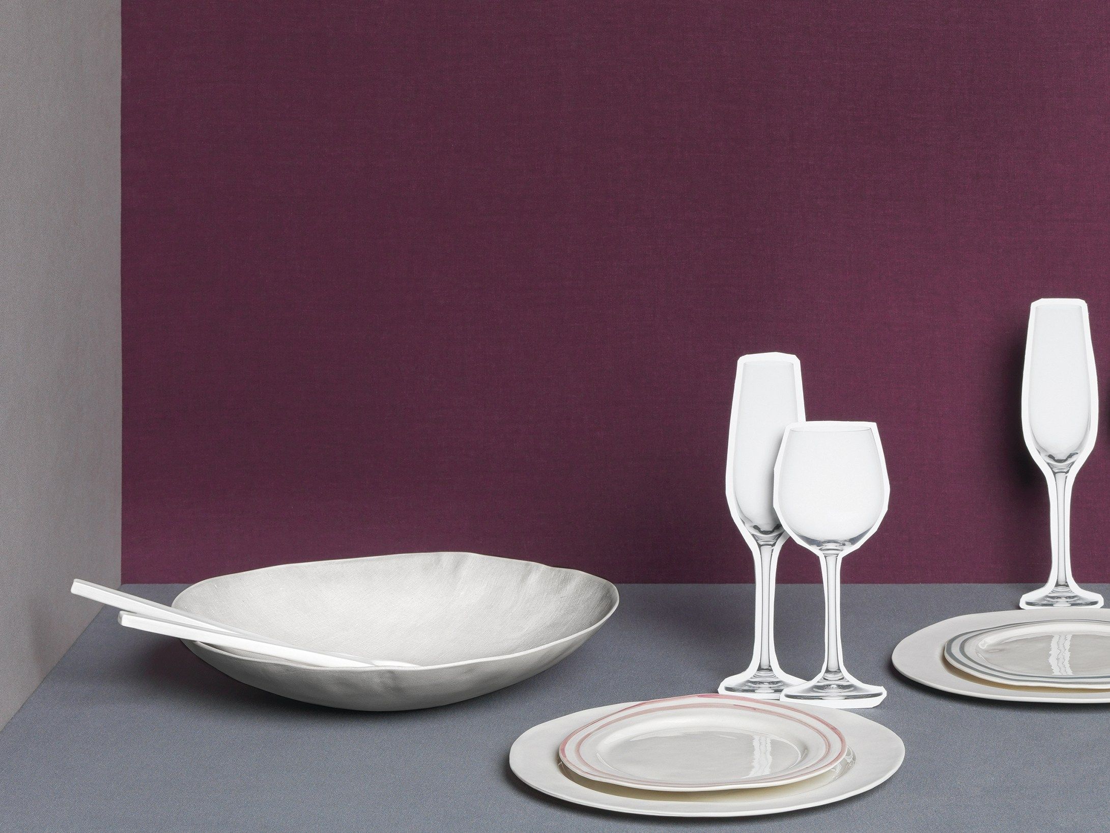 Фарфоровая тарелка Society Limonta волна ARCH-00021439