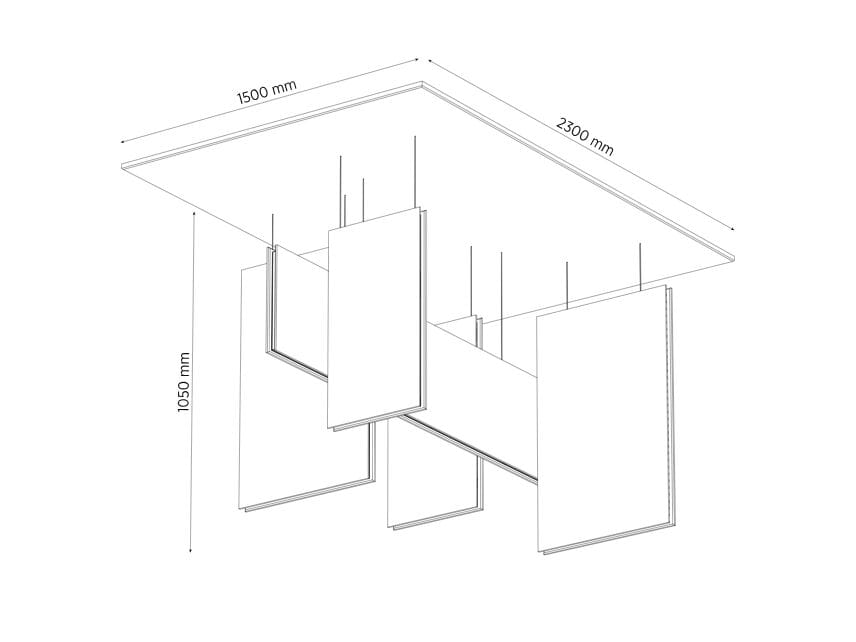 Рециркулированный Pet LED акустический подвесной светильник PROLICHT Колыбельная ARCH-00075621 - Вид №13