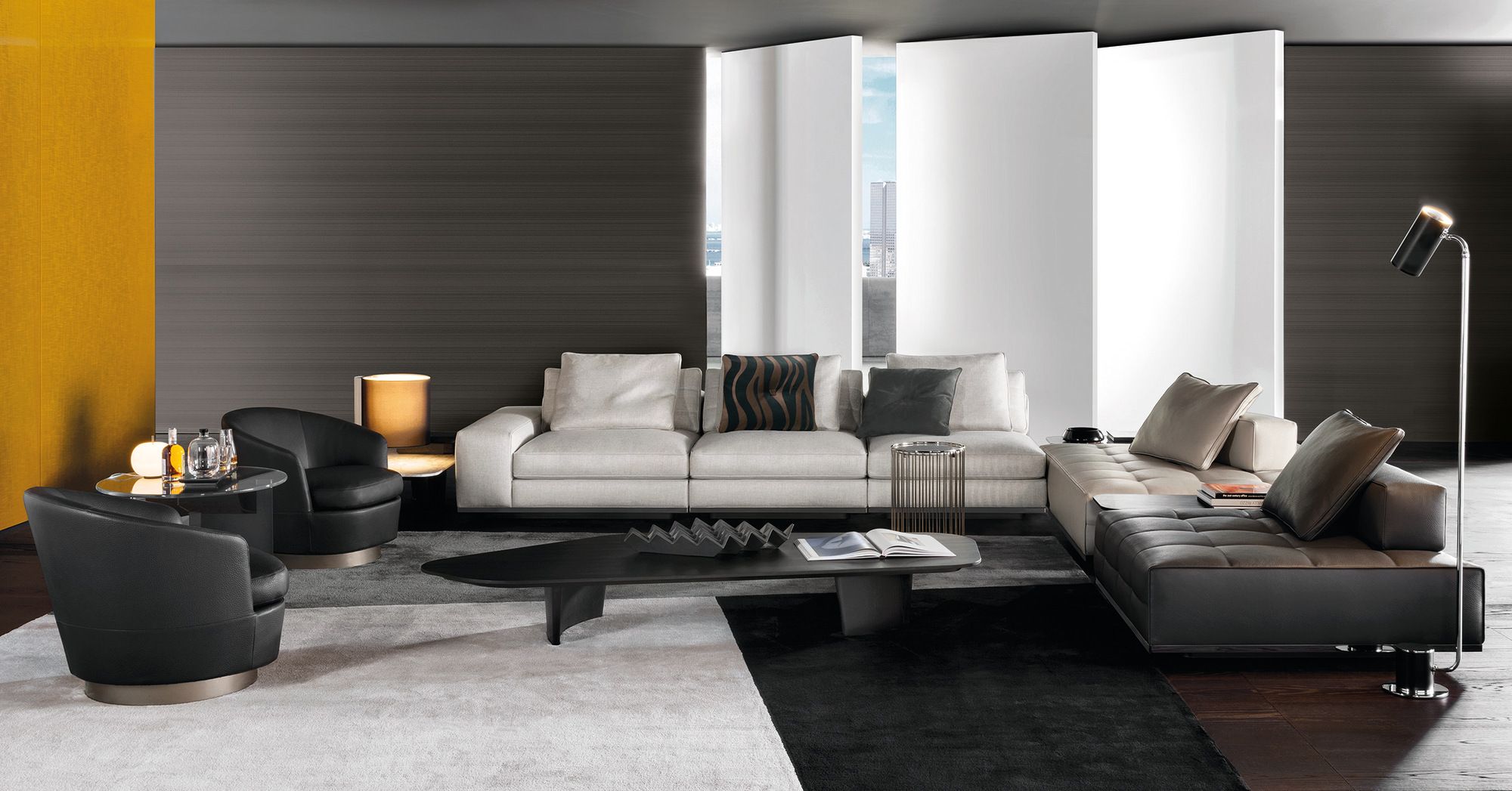 Модульный тканевый диван Minotti ARCH-00037891 - Вид №10