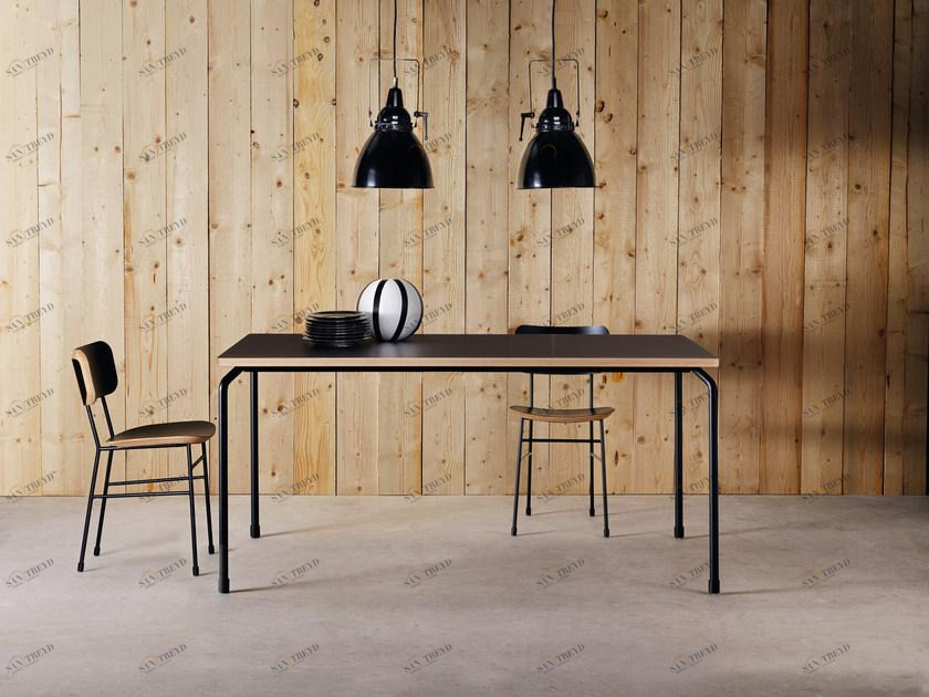 Midj Раздвижной прямоугольный обеденный стол из fenix-ntm® Master sun-id-1495657