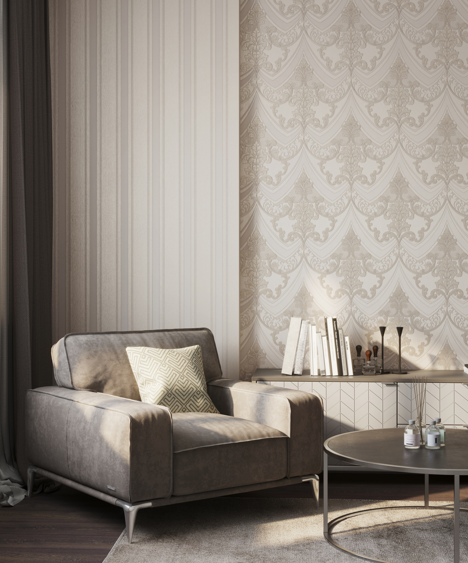 Рулон обоев основа Флизелиновая HC71285-48 Home Color Мин. заказ 8 рулонов HC7128548 - Вид №6