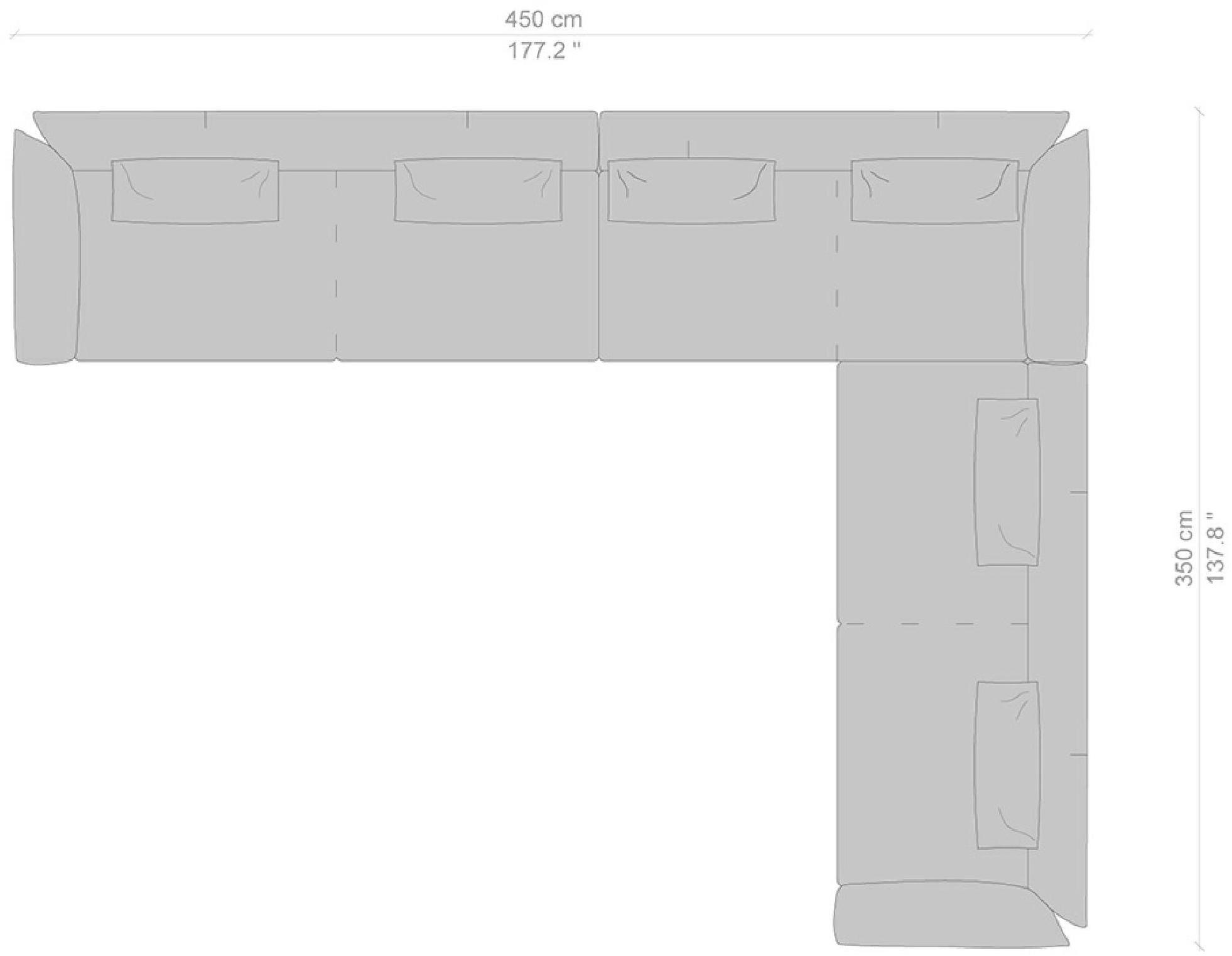 Cassina Модульный модульный диван со съемным чехлом Sengu sun-id-1463927 - Вид №14