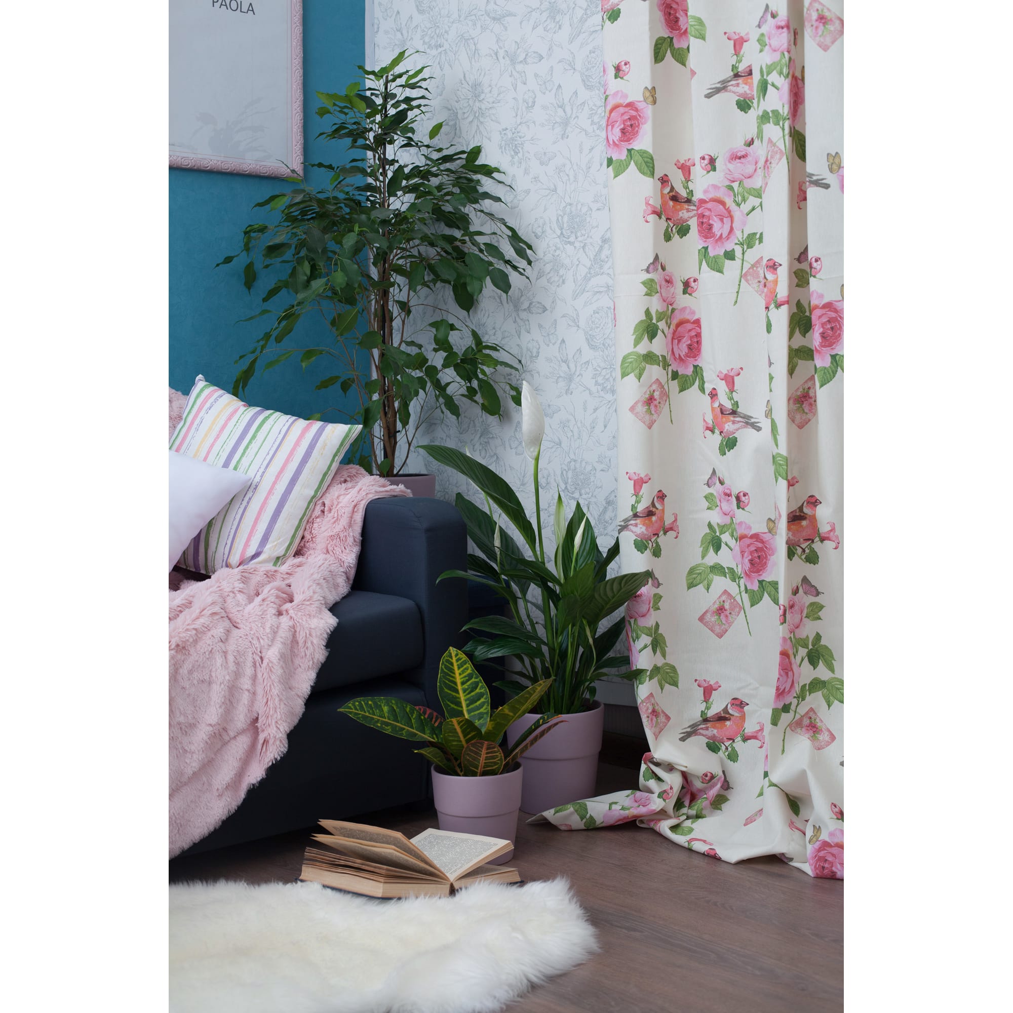 18876107 Кашпо Элбербери ø15 h16 см v1.7 л керамика пудровый Santreyd  - Вид №3