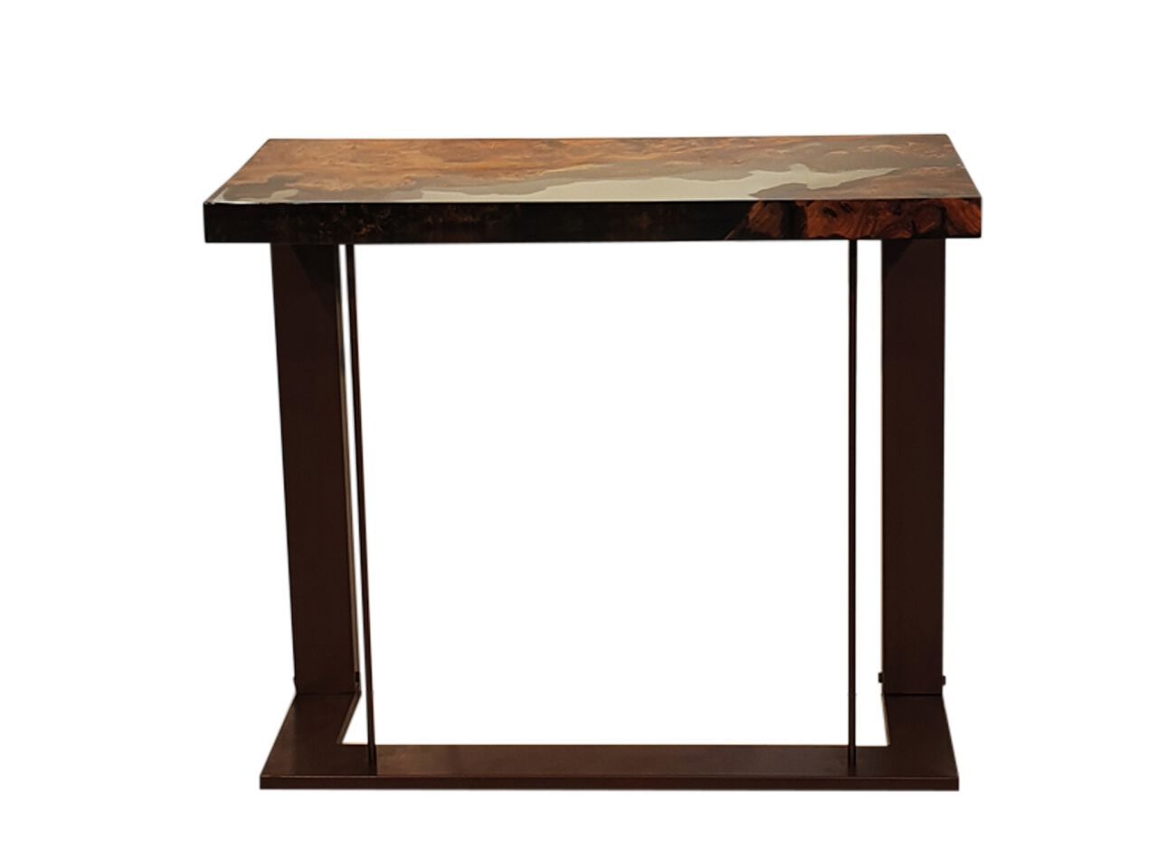 Прямоугольная консоль из дерева вяза и смолы Legnor LEG2408787 ARCH-00127547 - Вид №5