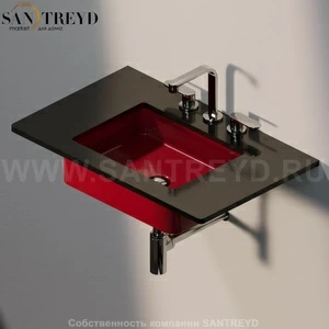 MW48SP3011 Накладная раковина под столешницу  квадратная Ceramica Flaminia Miniwash
