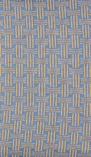 SXB-BS1-BK Шарф синий/бежевый, 30/180 шерсть меринос FORTSCHRITT Santreyd 