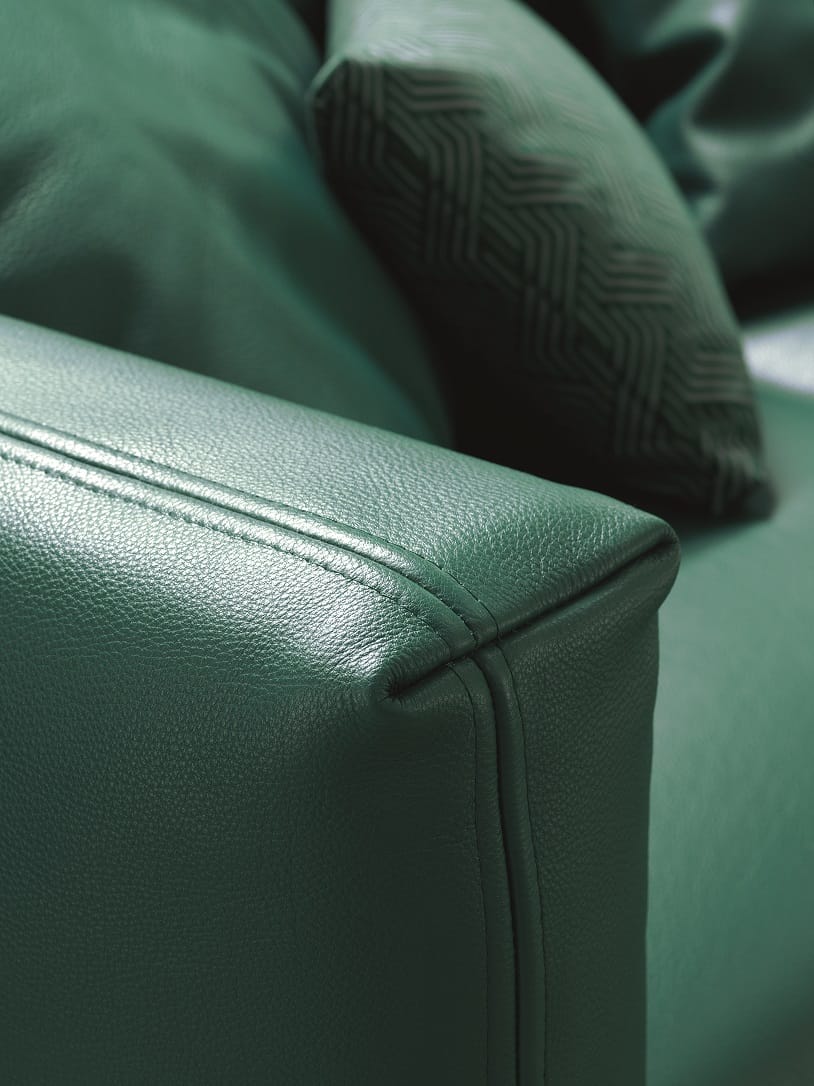 2-местный кожаный съемный диван Flou двоичный ARCH-00029979 - Вид №2