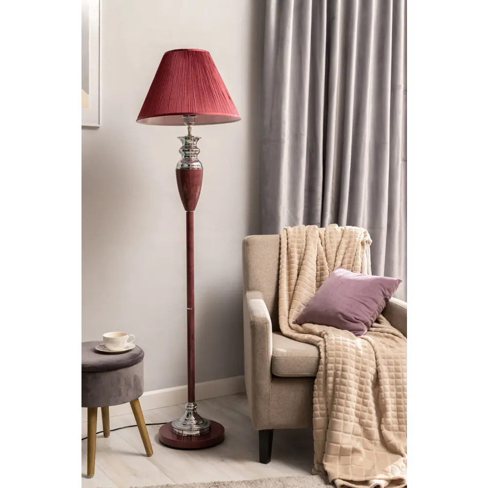 Торшер Eurosvet Majorka, цвет бордо STLM-2099588 - Вид №8