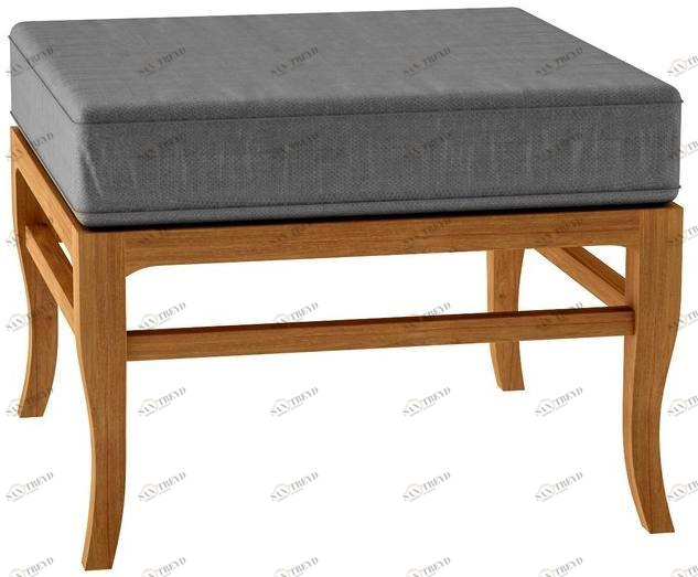 ASTELLO Подставка для ног из тика деко Tournesol Ts.sr2.l1