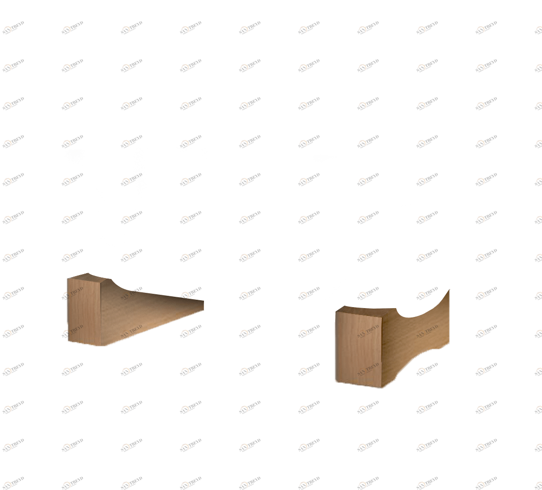 Gentry Home Bexley Cast iron bathtubs with feet Бук натуральный GH100424 