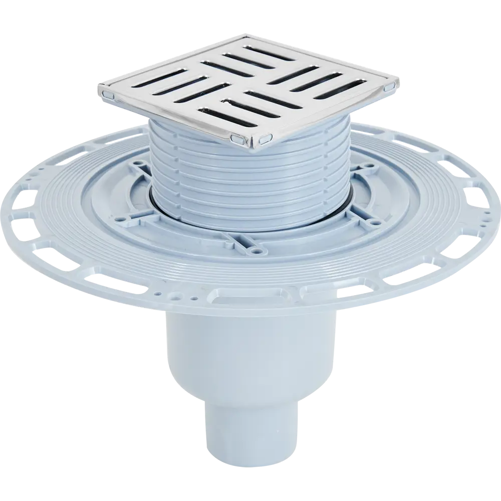 Трап для душа Ани Пласт комбинированный затвор 100x100 мм пластик THZ5702 STLM-2188521