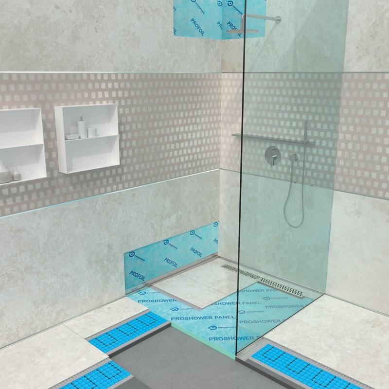 PROGRESS PROFILES Полипропиленовый канал Proshower sun-id-1472569 - Вид №1