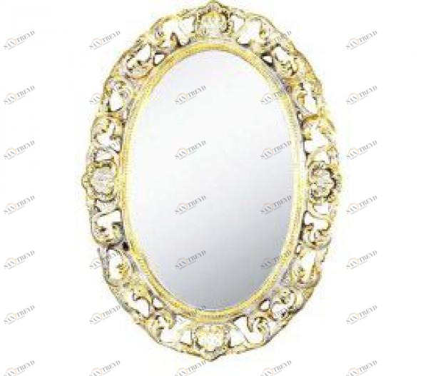 Зеркало MIGLIORE Complementi ML.COM-70.703.AV.DO - белое золото 