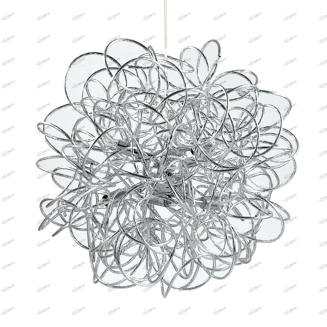 Подвесной светильник Ideal Lux Dust SP8 IDEAL LUX ДИЗАЙНЕРСКИЕ, DUST 072630 Серебро 