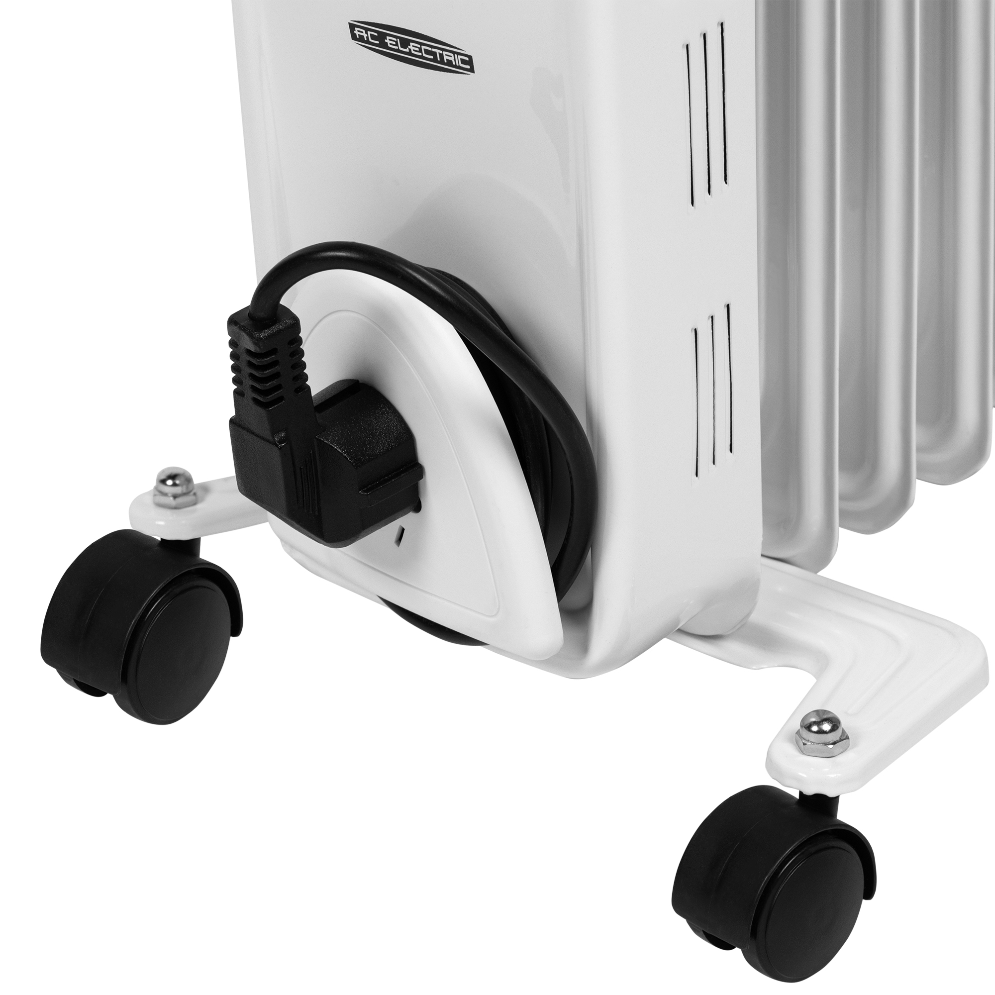 9199758 Масляный обогреватель AC ELECTRIC AOH/BM-09BW 2000 белый STDN-0131143 - Вид №5